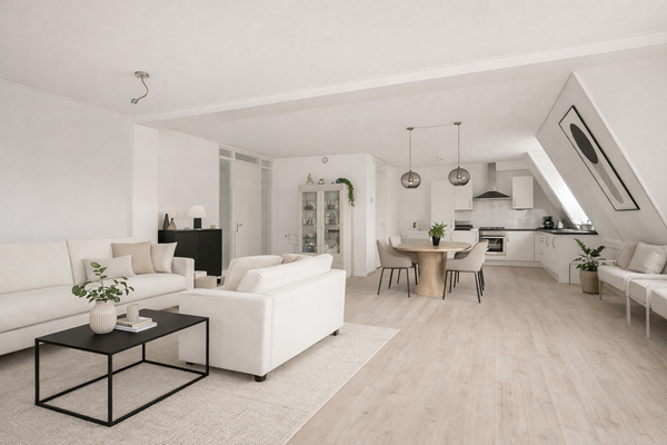 Moderne woonkamer met lichte meubels.png